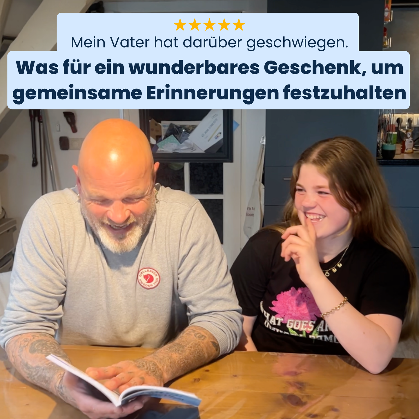 Papa, ich möchte deine Geschichte hören