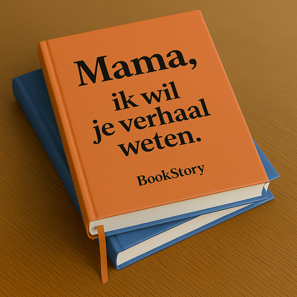 "Boeken om herinneringen en levensverhalen vast te leggen, symbool voor het bewaren van verhalen die anders vervagen."