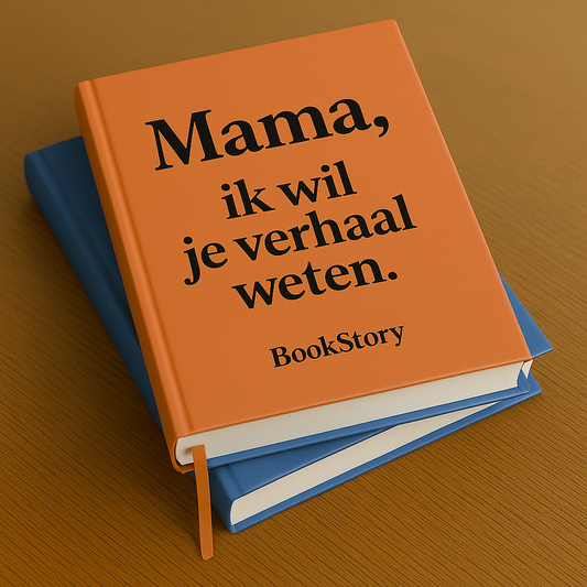 "Boeken om herinneringen en levensverhalen vast te leggen, symbool voor het bewaren van verhalen die anders vervagen."
